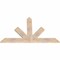 Ekena Millwork Saratoga Smooth Timber Gable Bracket, Douglas Fir, 60"W x 38"H x 1 1/2"D x 5 1/2"F, 15/12 Pitch GBW060X38X0206SAR00SDF - alternate 4